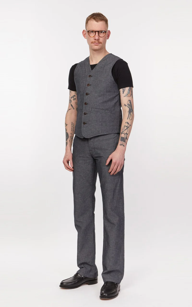 Pike Brothers 1905 Hauler Vest Smoke Grey - Image 3