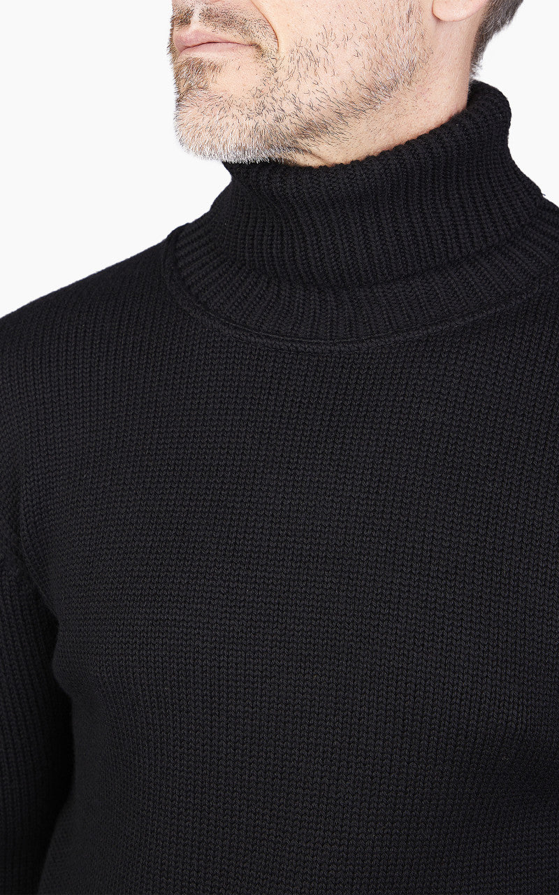 Pike Brothers 1923 Turtle Neck Black - Image 5