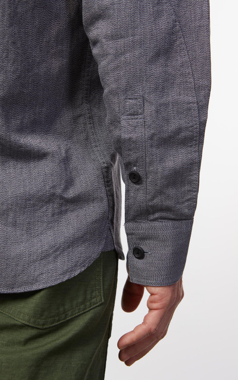 Pike Brothers 1932 Engineer Shirt Union Grey - Image 8