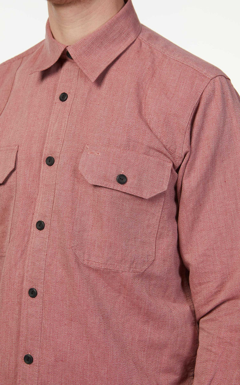 Pike Brothers 1932 Engineer Shirt Union Red - Image 8