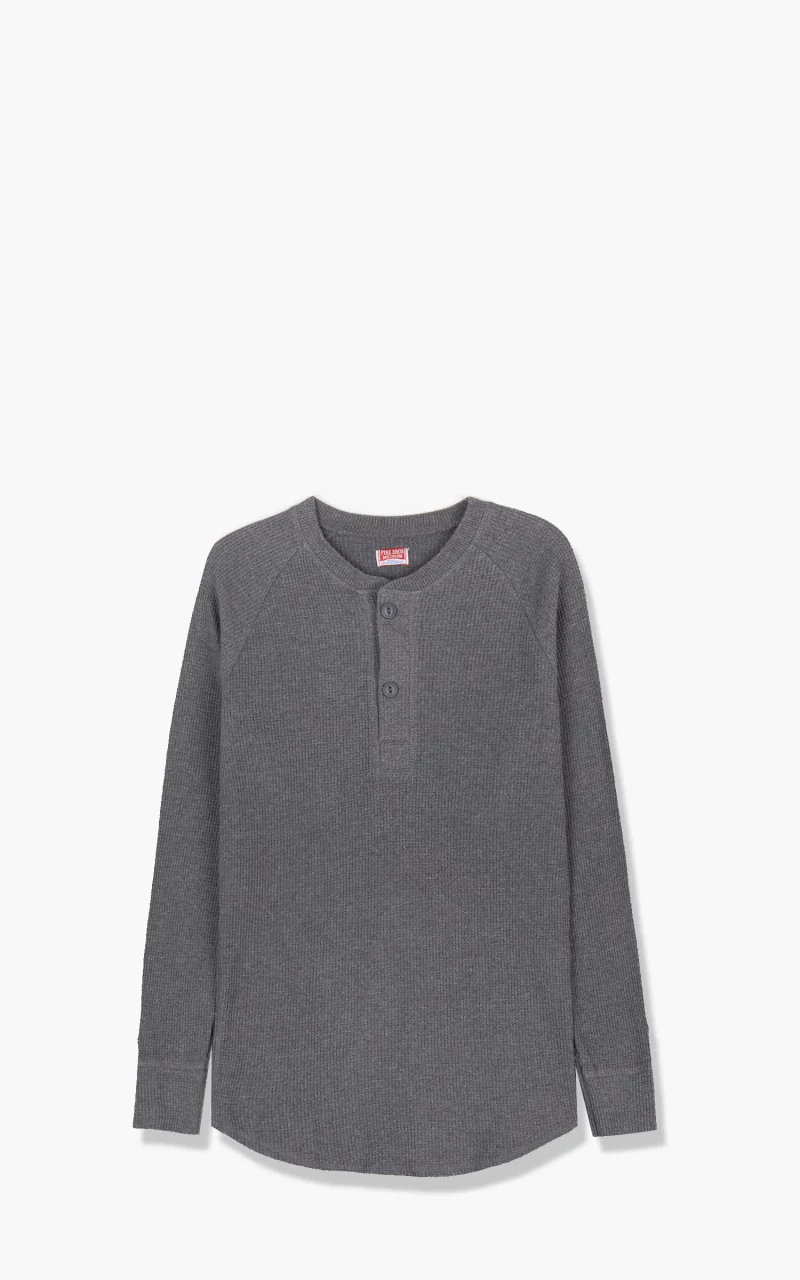 Pike Brothers 1936 Waffle Shirt Long Sleeve Rockport Grey