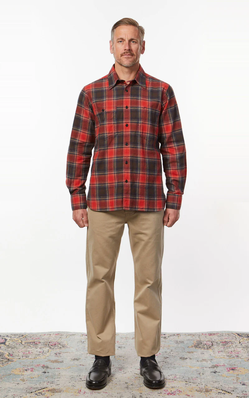 Pike Brothers 1937 Roamer Shirt Graham Red - Image 2