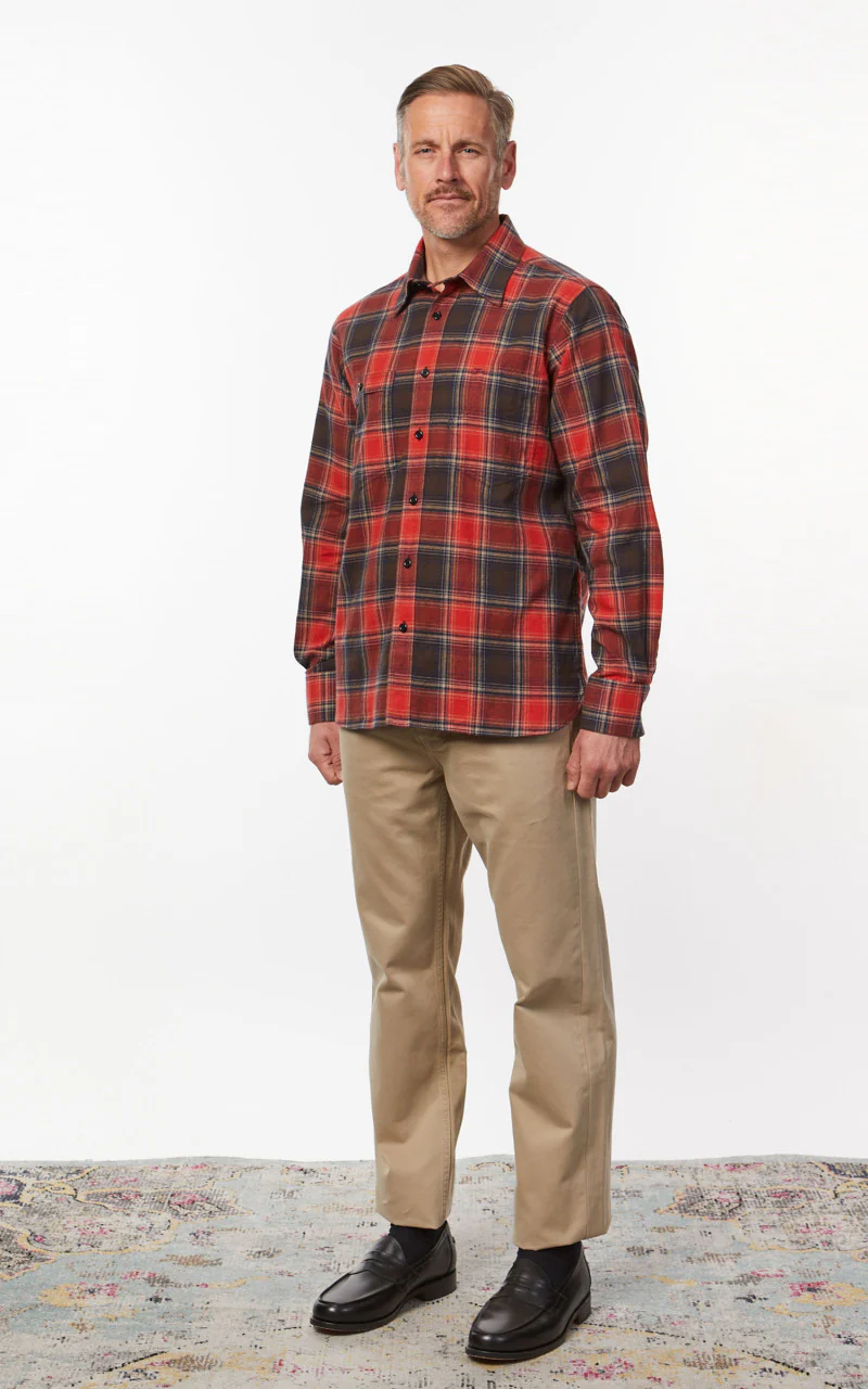 Pike Brothers 1937 Roamer Shirt Graham Red - Image 3