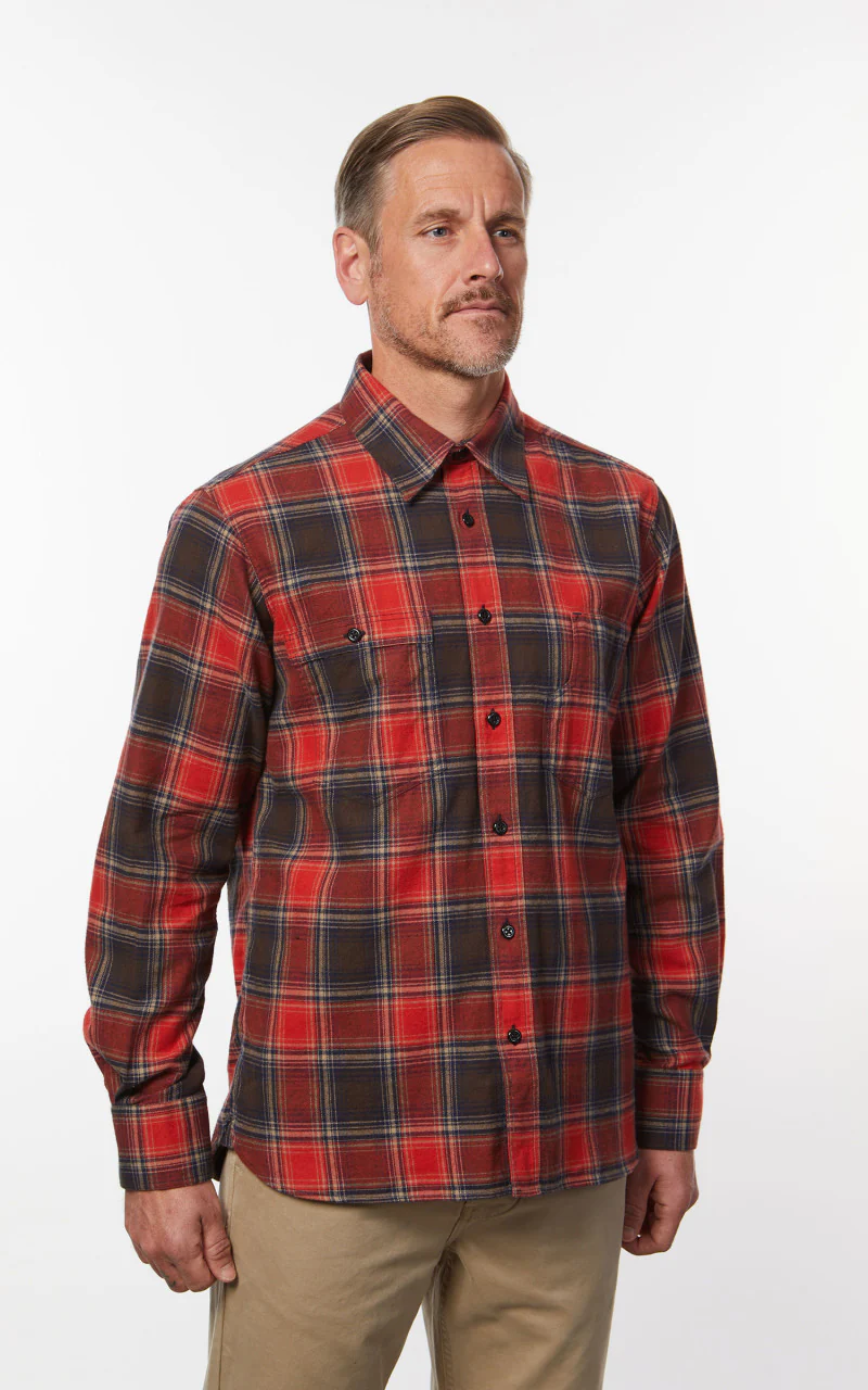 Pike Brothers 1937 Roamer Shirt Graham Red - Image 5