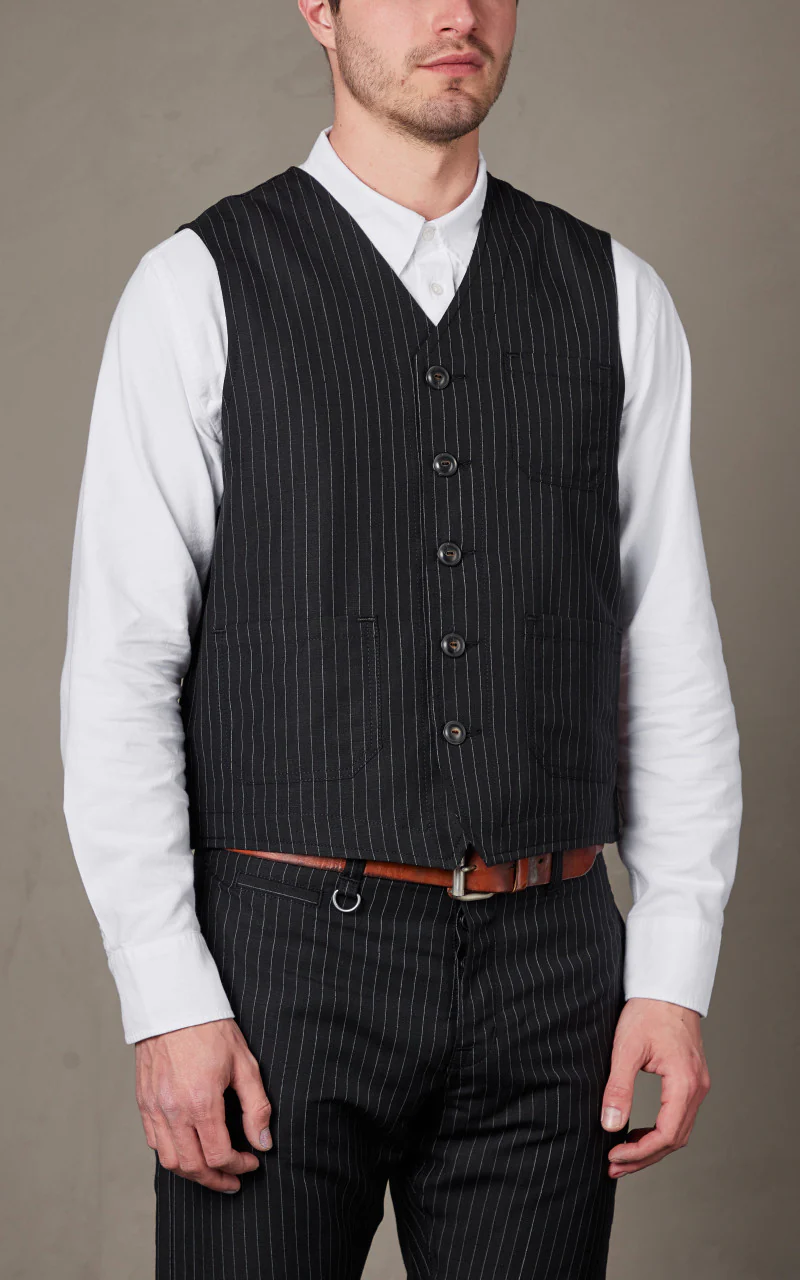 Pike Brothers 1937 Roamer Vest Chicago Black - Image 3