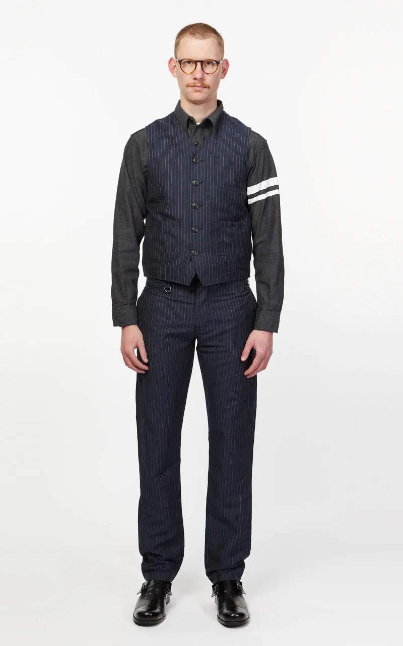 Pike Brothers 1937 Roamer Vest Chicago Blue - Image 2