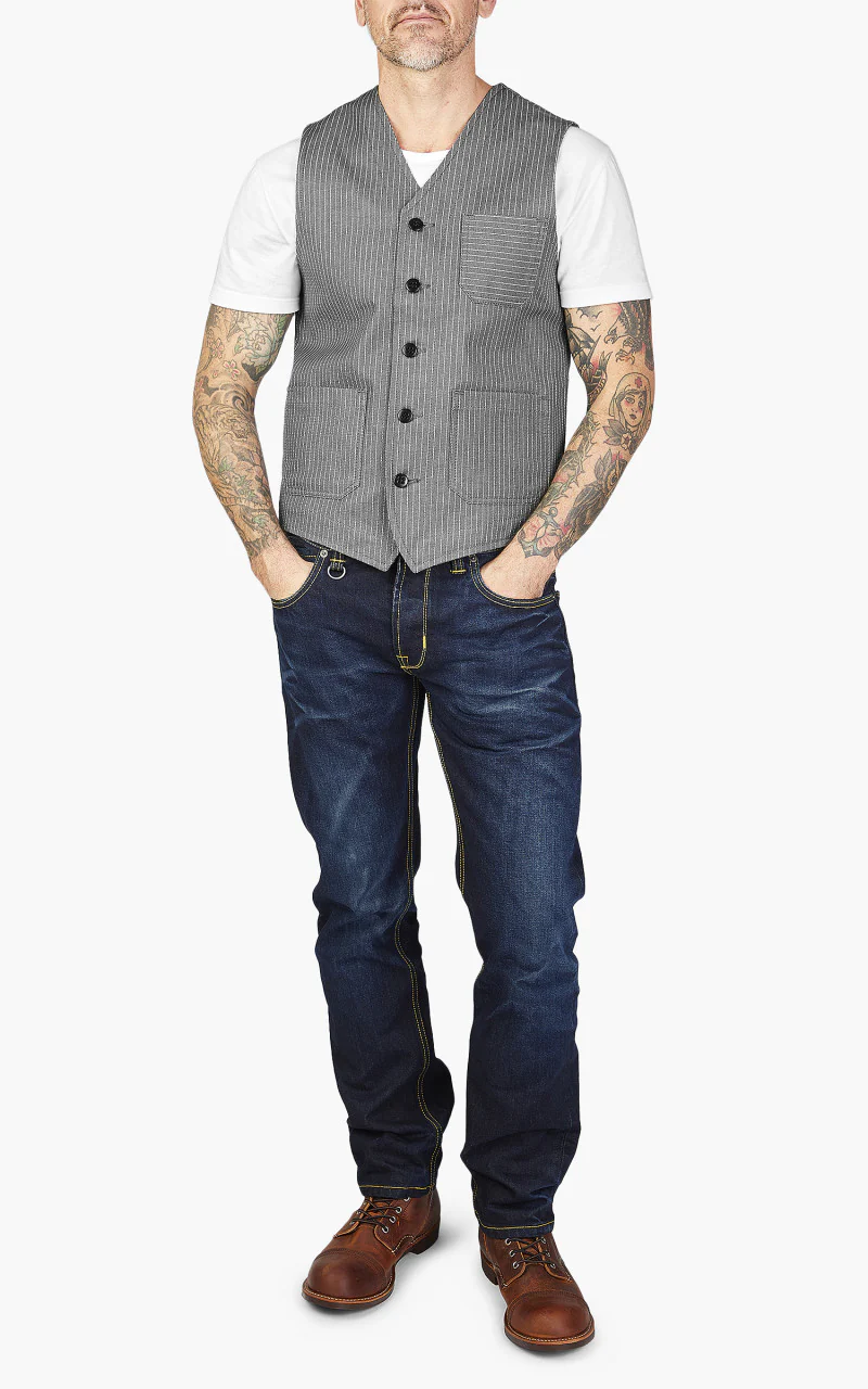 Pike Brothers 1937 Roamer Vest Grey Wabash - Image 2