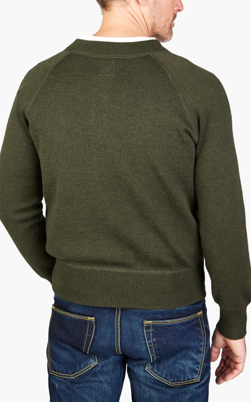 Pike Brothers 1943 C2 Sweater Olive Drab - Image 7