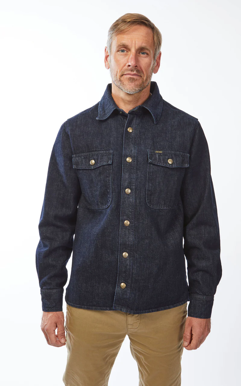 Pike Brothers 1943 CPO Shirt 12oz Indigo - Image 5