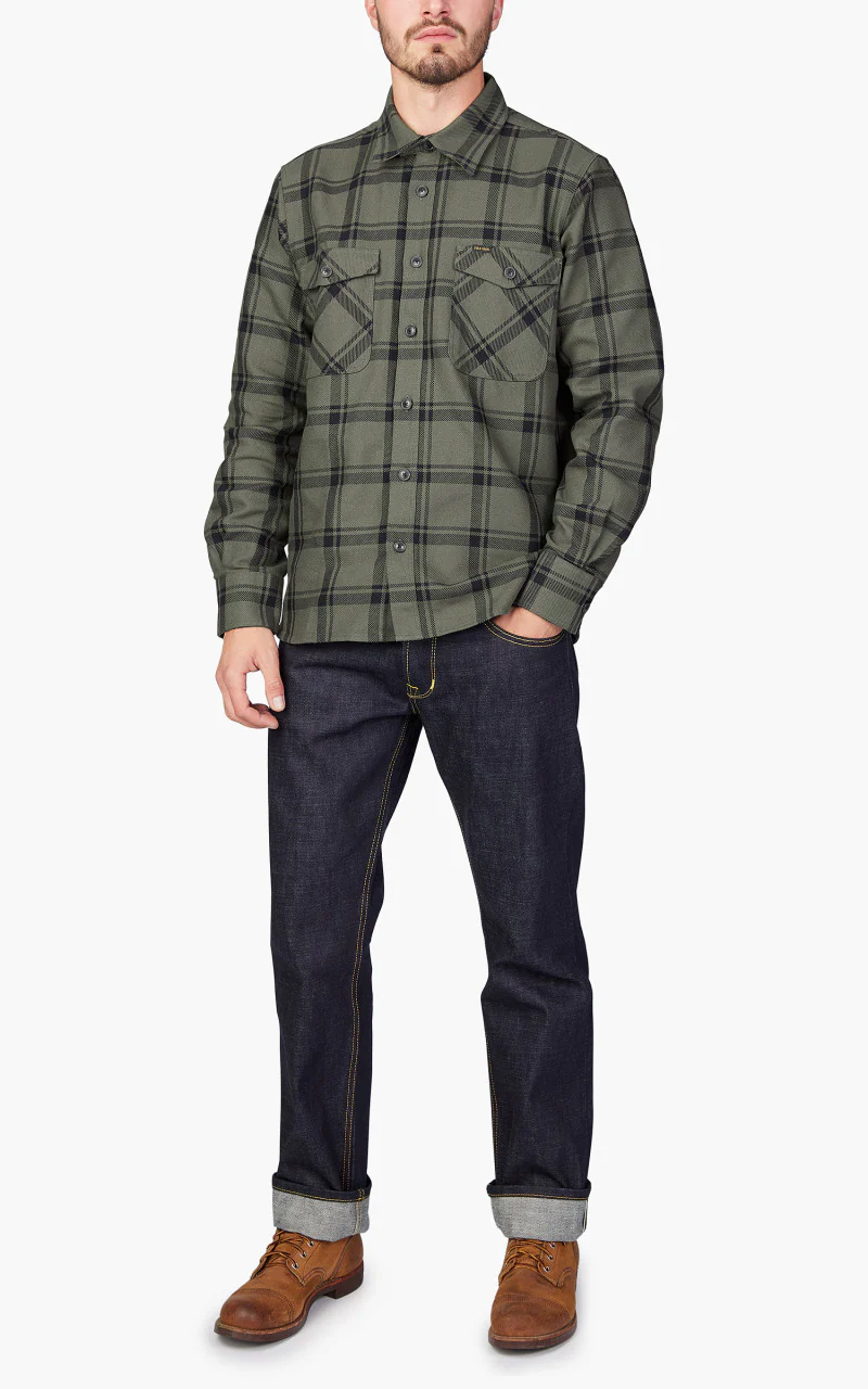 Pike Brothers 1943 CPO Shirt Kena Green - Image 2