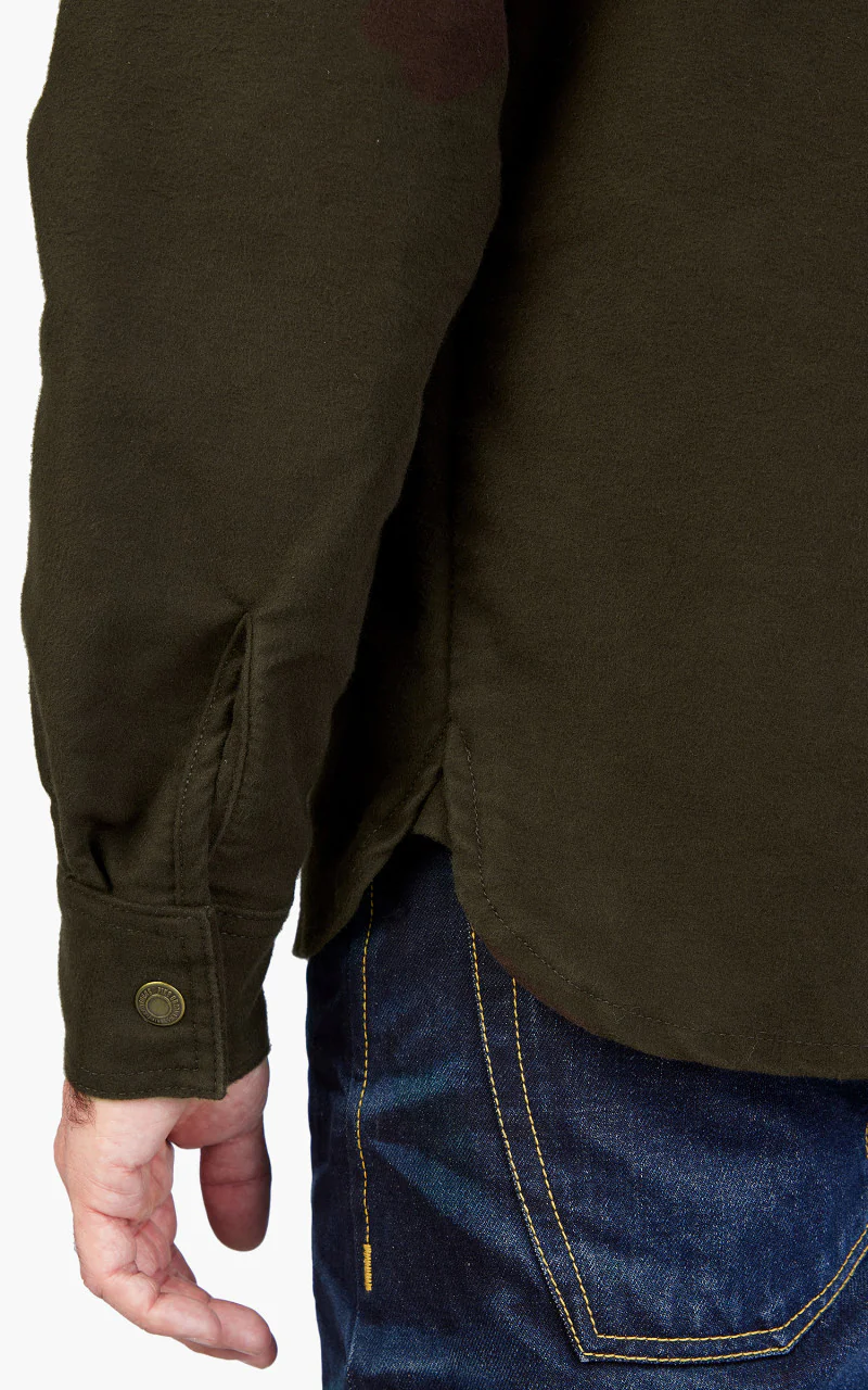 Pike Brothers 1943 CPO Shirt Moleskin Soil Brown - Image 7