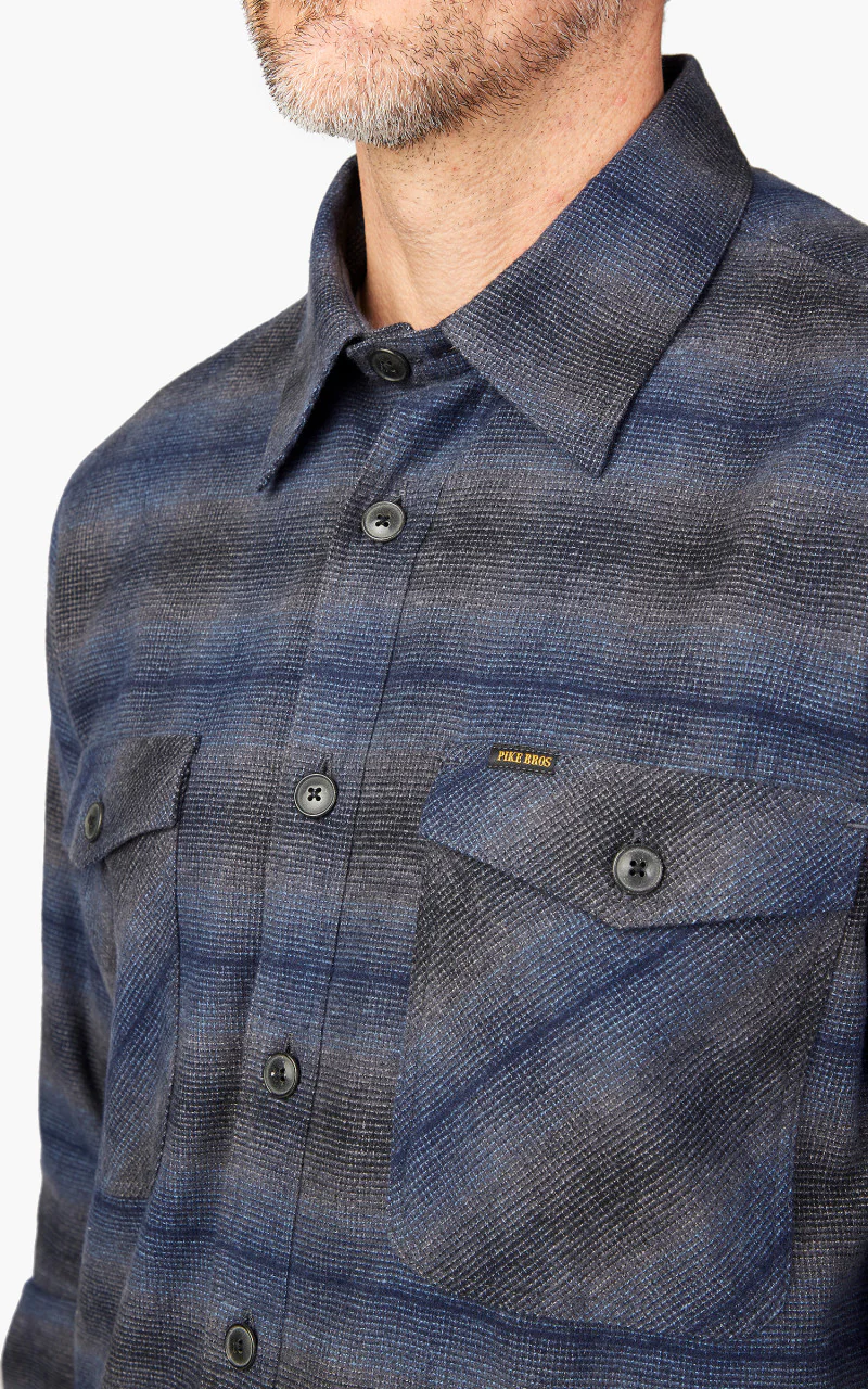 Pike Brothers 1943 CPO Shirt Tijuana Blue - Image 6