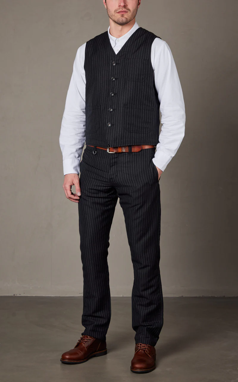 Pike Brothers 1947 Harvester Trousers Chicago Black - Image 2