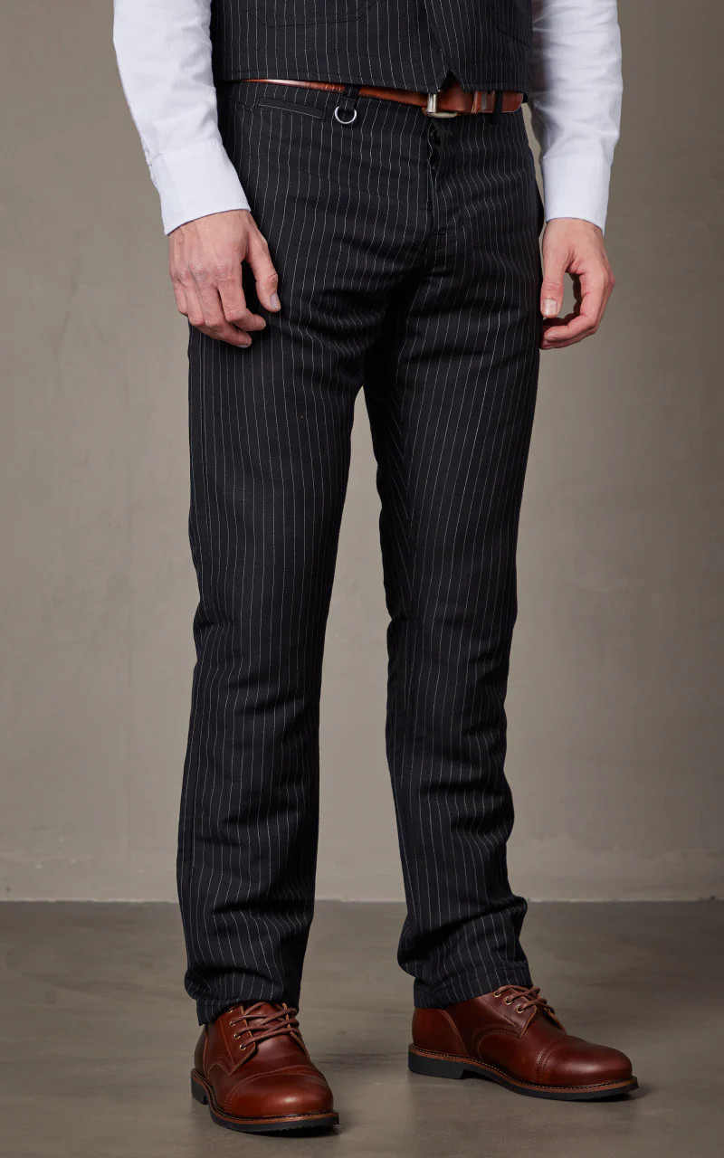 Pike Brothers 1947 Harvester Trousers Chicago Black - Image 3