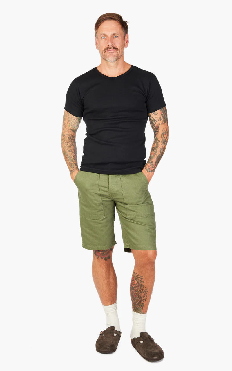 Pike Brothers 1947 Round Neck Tee 2-Pack Black - Image 2