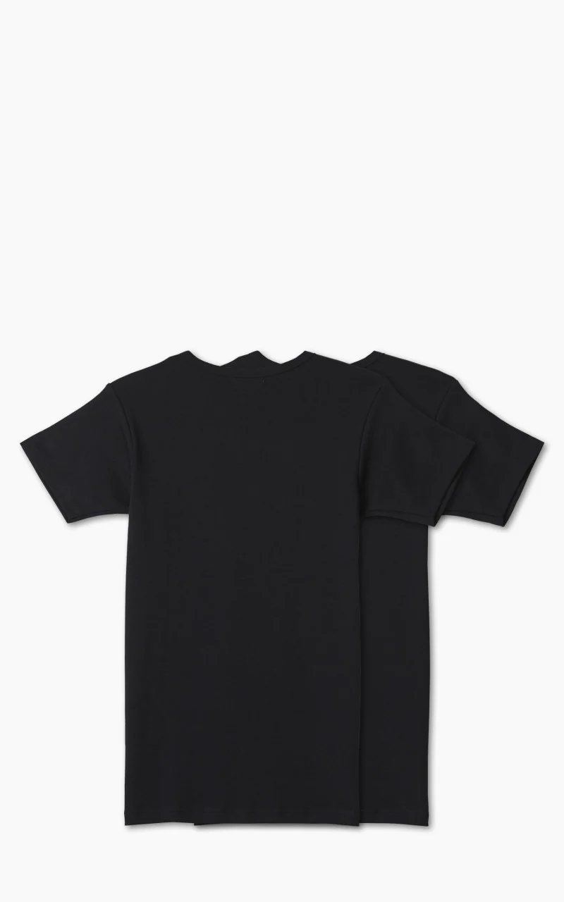 Pike Brothers 1947 Round Neck Tee 2-Pack Black - Image 3