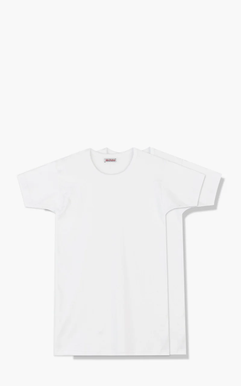 Pike Brothers 1947 Round Neck Tee 2-Pack White