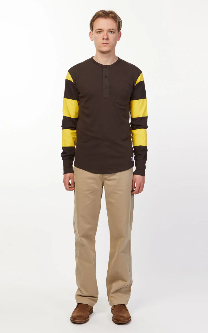 Pike Brothers 1950 Racing Jersey Sprocket Black/Yellow - Image 2