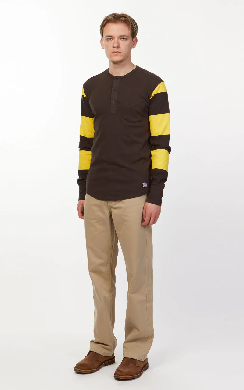 Pike Brothers 1950 Racing Jersey Sprocket Black/Yellow - Image 3