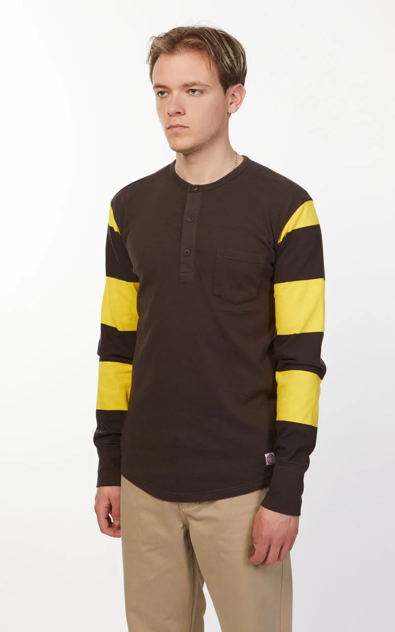 Pike Brothers 1950 Racing Jersey Sprocket Black/Yellow - Image 4