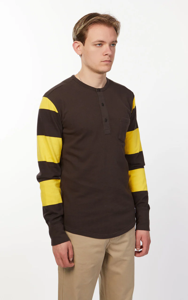 Pike Brothers 1950 Racing Jersey Sprocket Black/Yellow - Image 5