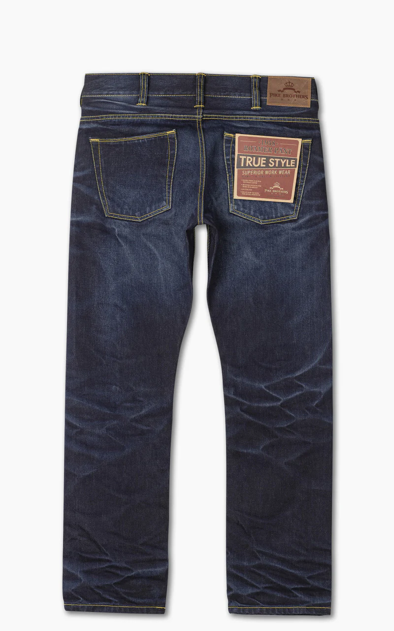 Pike Brothers 1958 Roamer Pant Selvedge Indigo 104 Rinse - Image 3