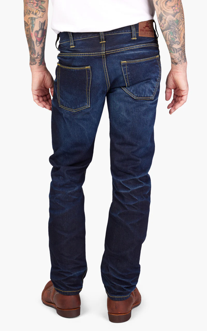Pike Brothers 1958 Roamer Pant Selvedge Indigo 104 Rinse - Image 6