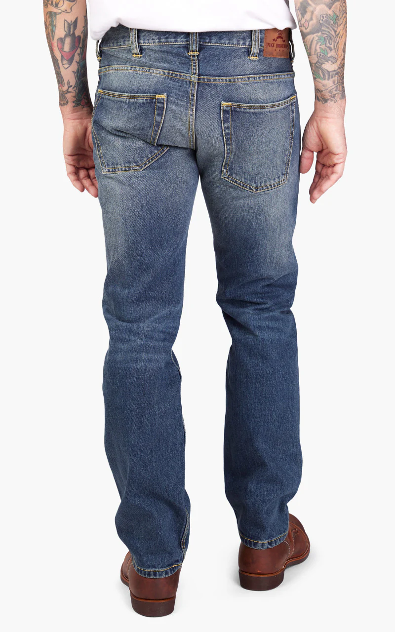Pike Brothers 1958 Roamer Pant Selvedge Indigo 106 Rinse - Image 6