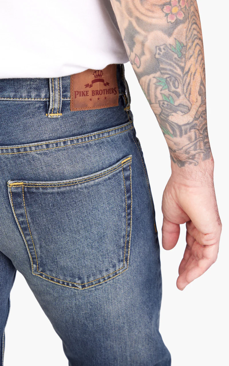 Pike Brothers 1958 Roamer Pant Selvedge Indigo 106 Rinse - Image 7