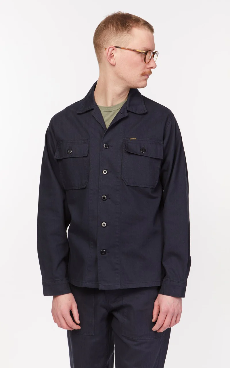 Pike Brothers 1962 OG-107 Shirt Navy - Image 14