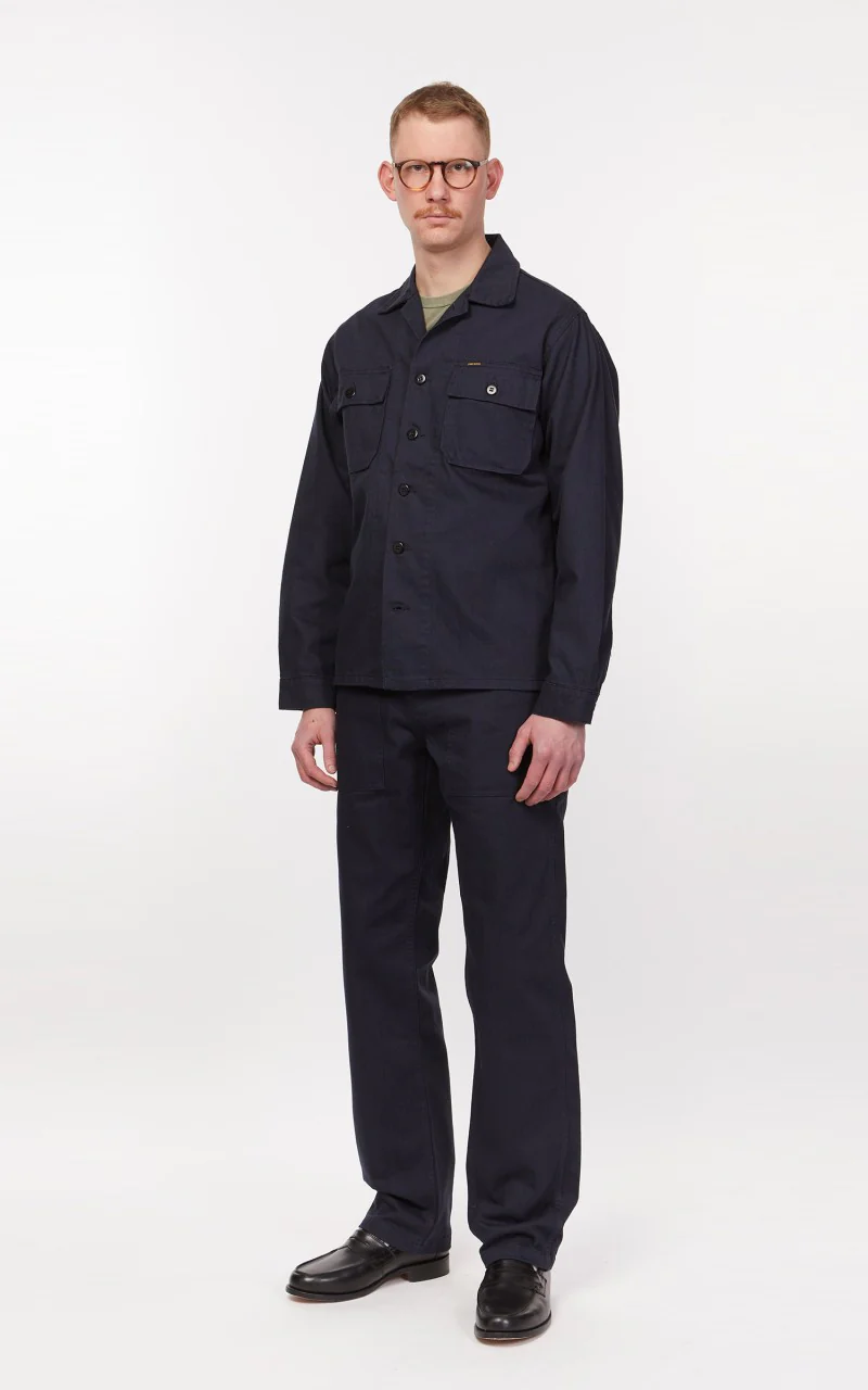 Pike Brothers 1962 OG-107 Shirt Navy - Image 3