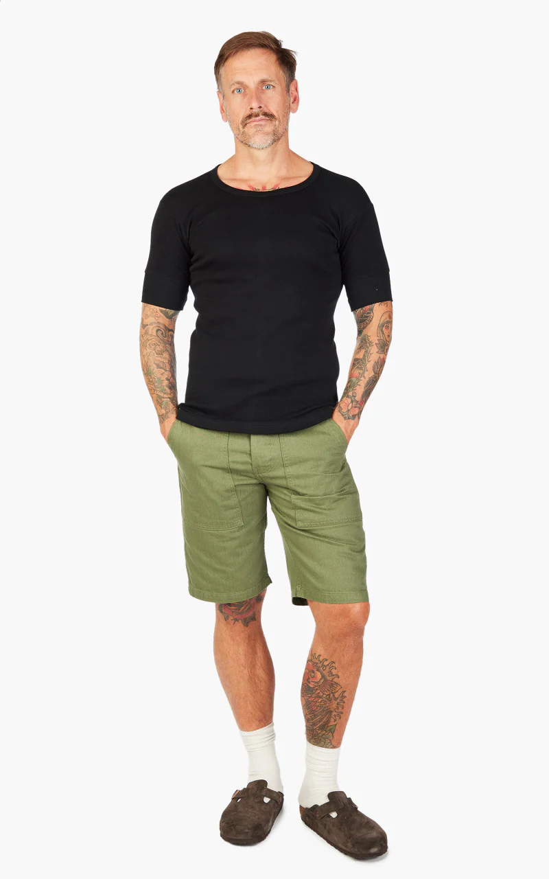 Pike Brothers 1962 Round Neck Tee 2-Pack Black - Image 2