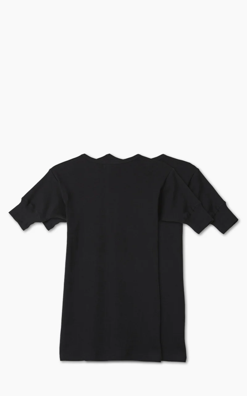 Pike Brothers 1962 Round Neck Tee 2-Pack Black - Image 3