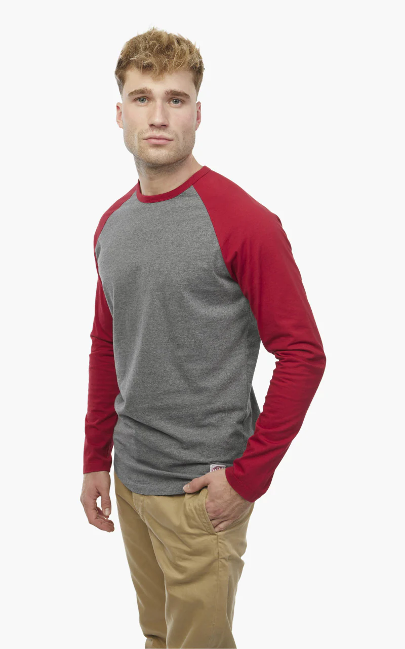 Pike Brothers 1968 Baseball Shirt Mugo Red - Image 3