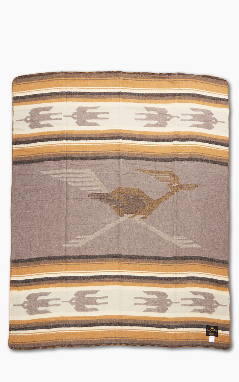 Pike Brothers 1969 Roadrunner Wool Blanket Brown - Image 3