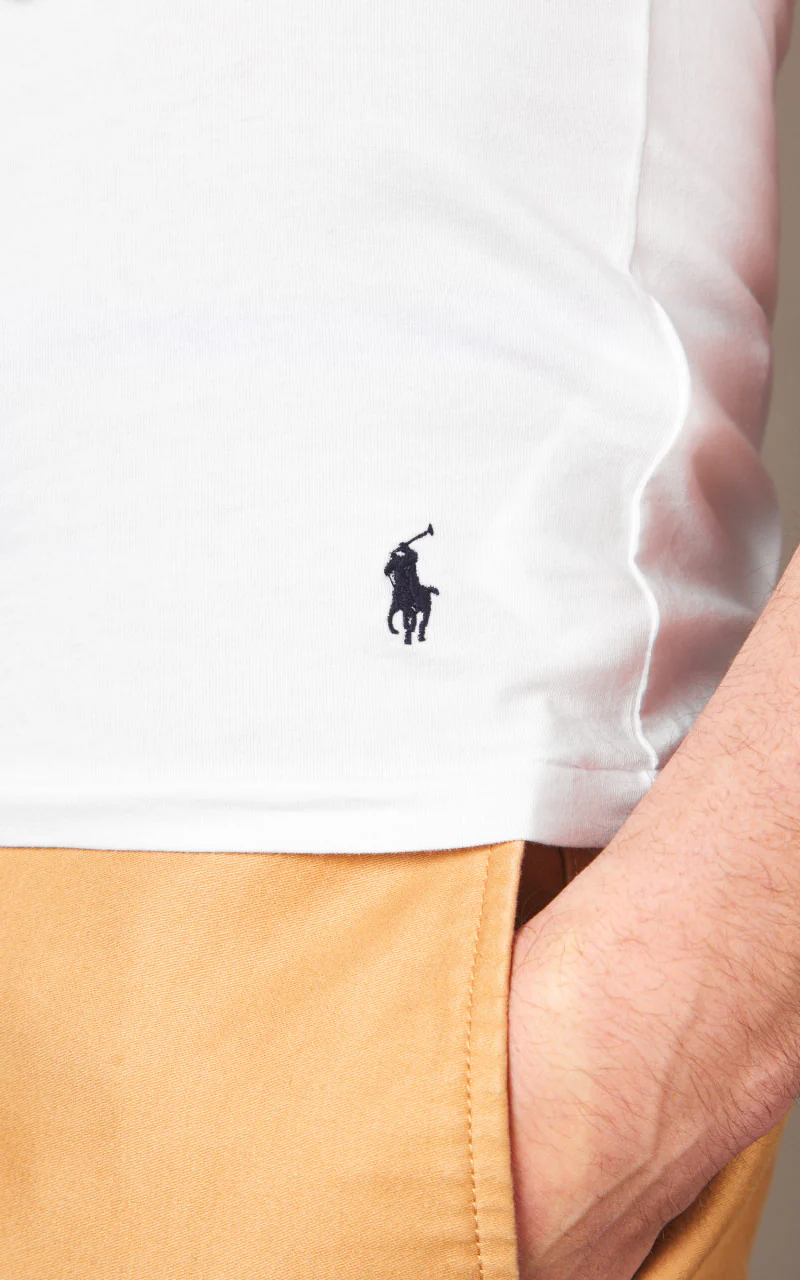 Polo Ralph Lauren Classic Crewneck Undershirt 2-Pack White - Image 3