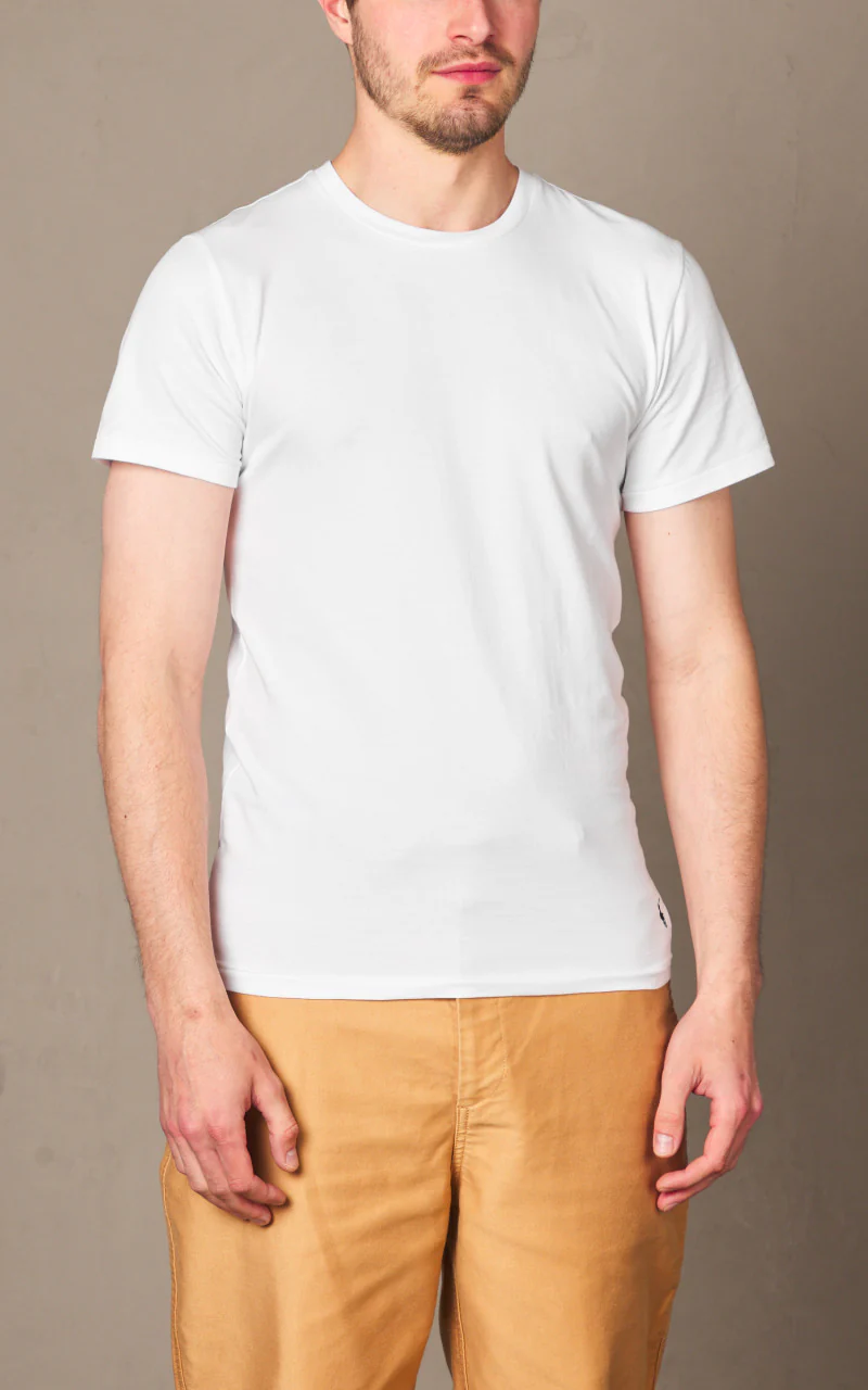 Polo Ralph Lauren Classic Crewneck Undershirt 2-Pack White - Image 4