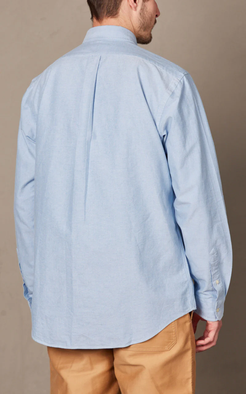 Polo Ralph Lauren Custom Fit Oxford Shirt Blue - Image 6