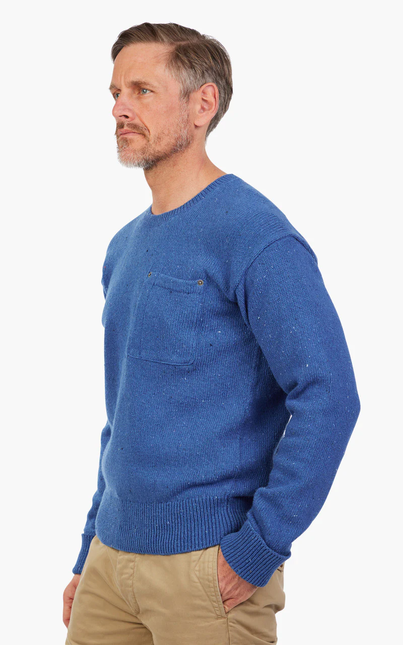 Polo Ralph Lauren Dungaree Crewneck Pocket Sweater Blue - Image 2