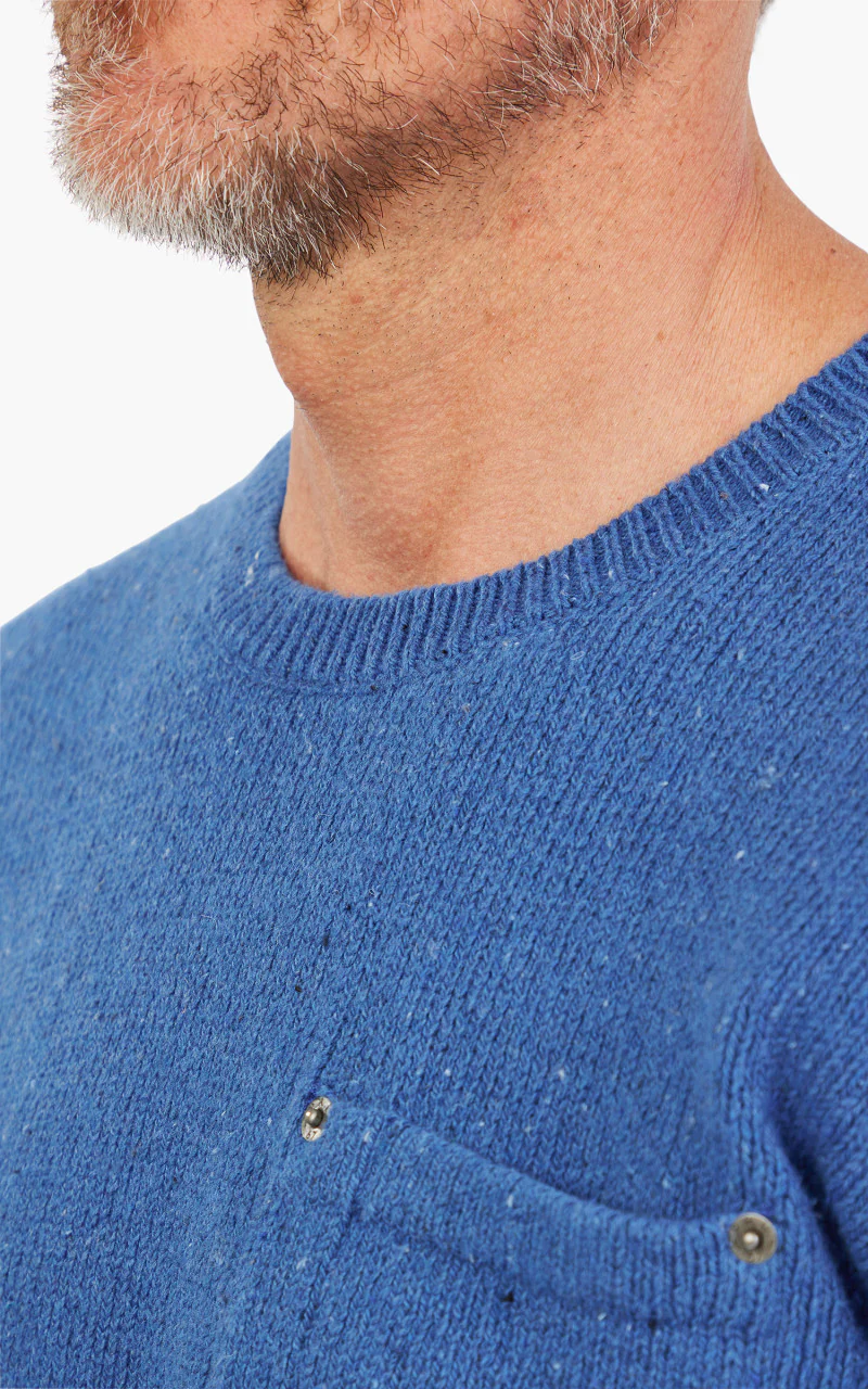 Polo Ralph Lauren Dungaree Crewneck Pocket Sweater Blue - Image 6