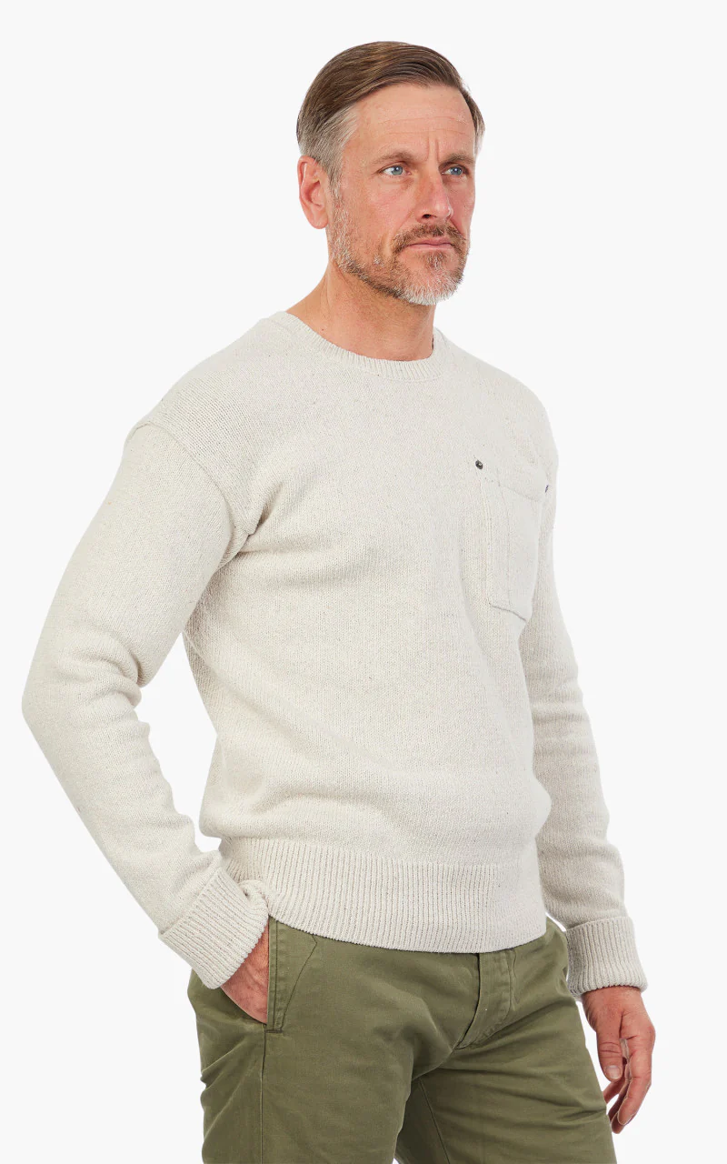 Polo Ralph Lauren Dungaree Crewneck Pocket Sweater Natural - Image 2