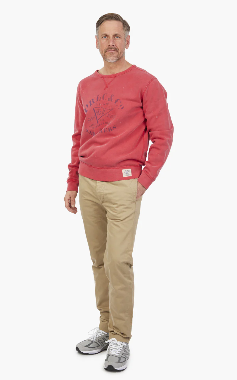 Polo Ralph Lauren Fleece Graphic Sweatshirt Red - Image 4
