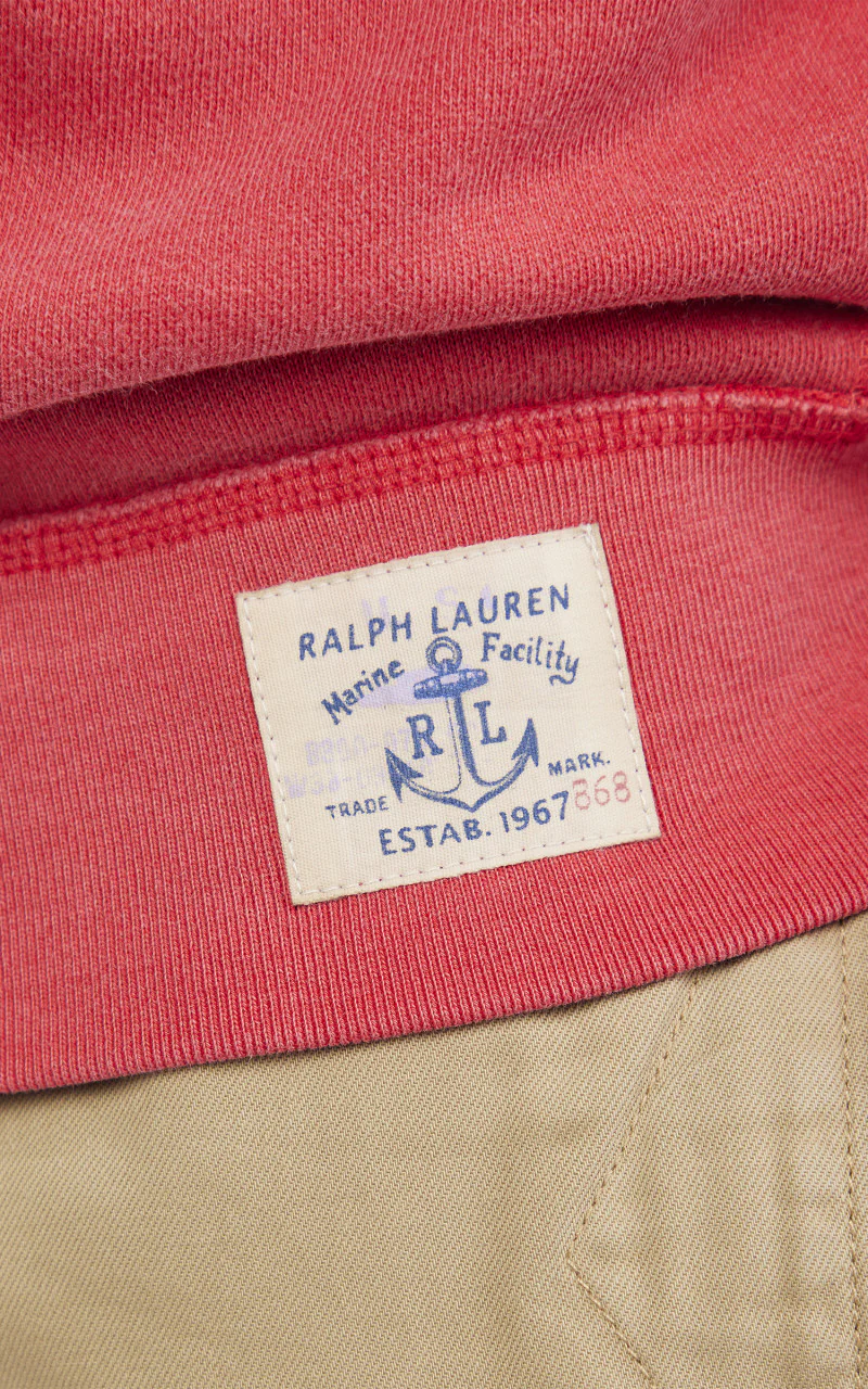 Polo Ralph Lauren Fleece Graphic Sweatshirt Red - Image 7