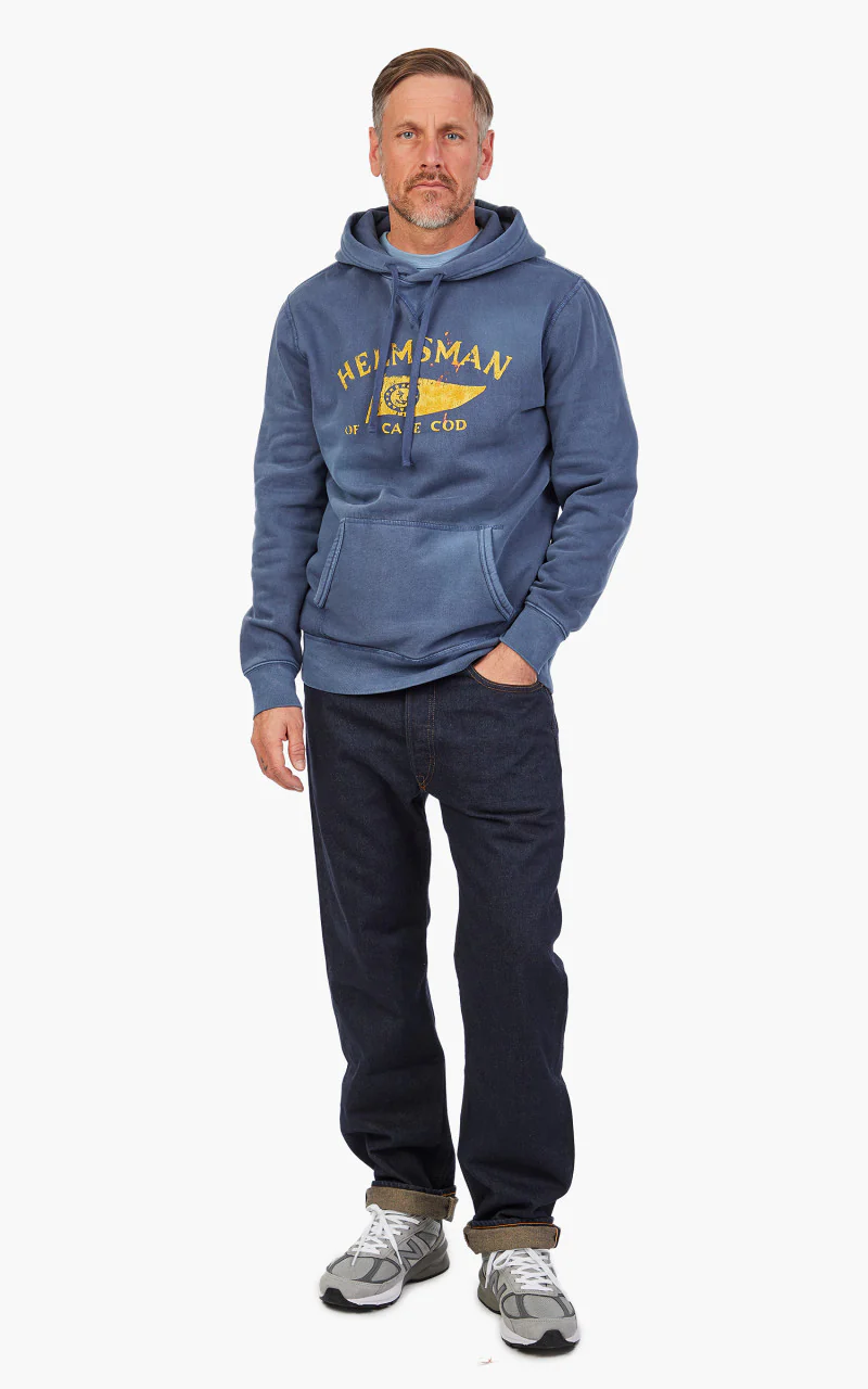 Polo Ralph Lauren Graphic Fleece Hoodie Royal Navy - Image 2
