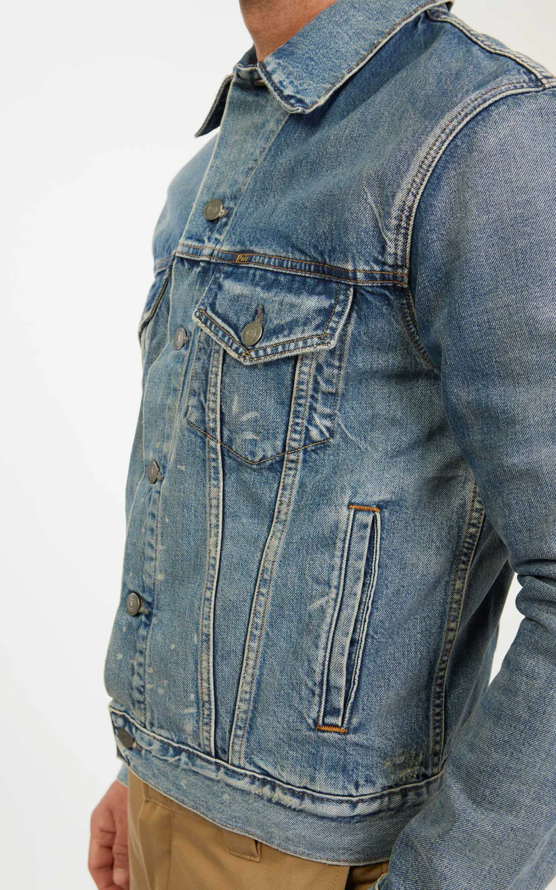 Polo Ralph Lauren Icon Trucker Denim Jacket Decker - Image 11