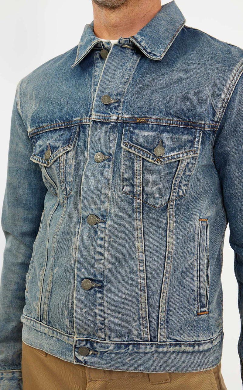 Polo Ralph Lauren Icon Trucker Denim Jacket Decker - Image 12