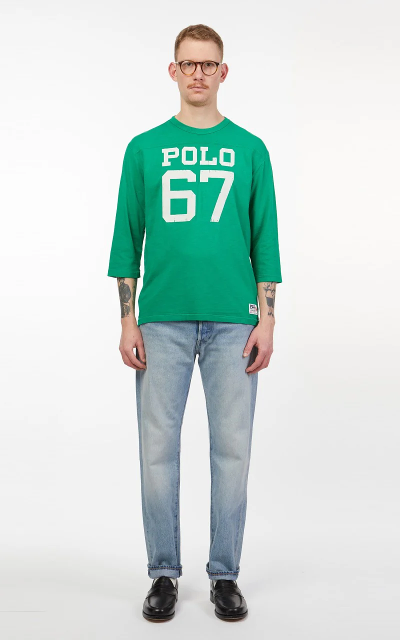 Polo Ralph Lauren M2 Mid Sleeve T-Shirt Green - Image 2