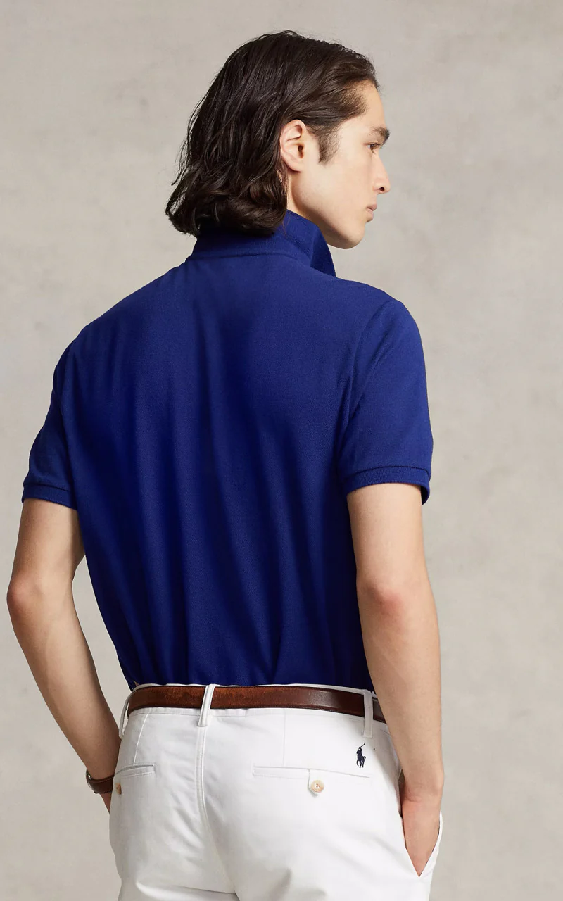 Polo Ralph Lauren Mesh Polo Shirt Fall Royal - Image 3