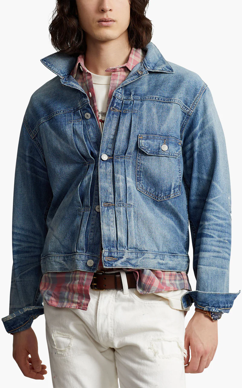Polo Ralph Lauren Type I Trucker Jacket Glenville Wash - Image 3
