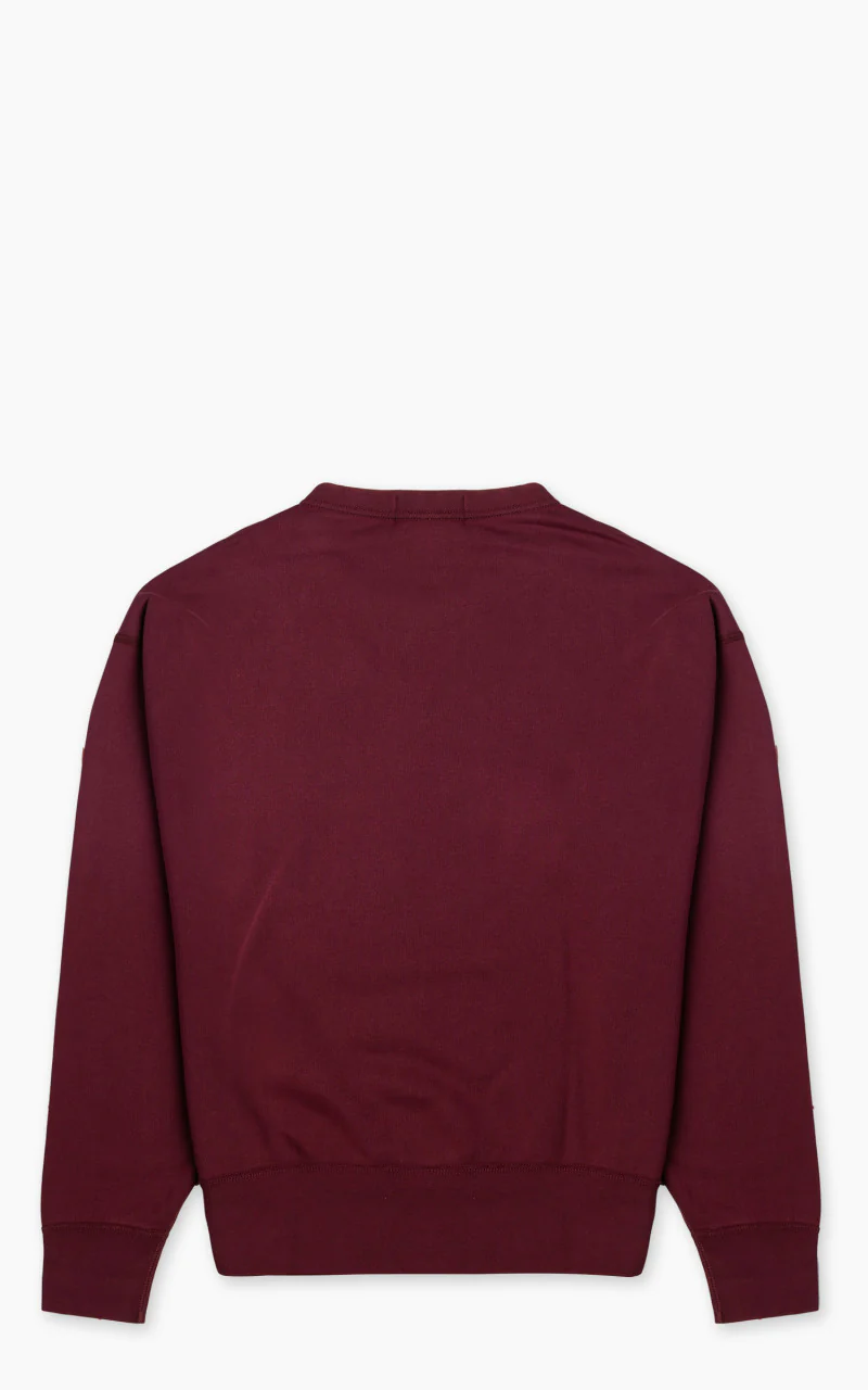 Polo Ralph Lauren Vintage Fit Fleece Graphic Sweatshirt Classic Wine - Image 3